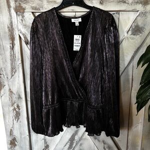 Gunmetal party top